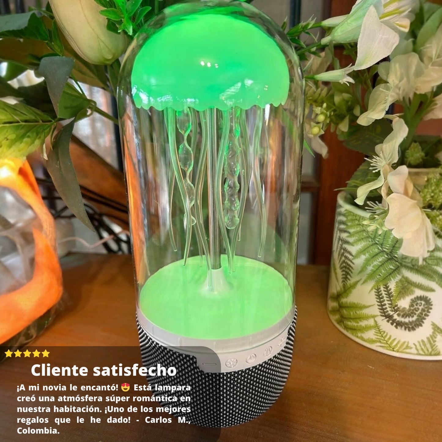Melodusa™ Beats Essential - Lámpara con Altavoz de Medusa