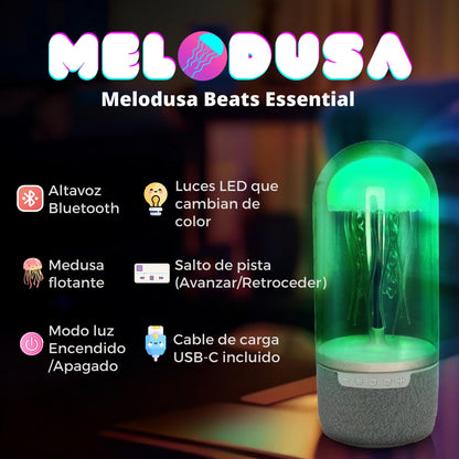 Melodusa™ Beats Essential - Lámpara con Altavoz de Medusa